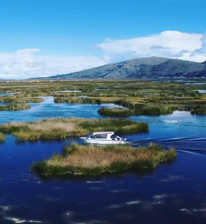 Uros Kay Pacha Lodge Puno Eksteriør billede