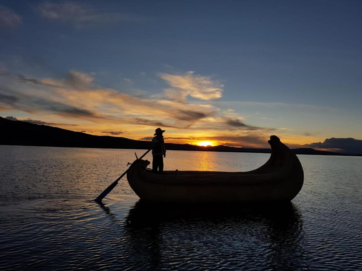 Uros Kay Pacha Lodge Puno Eksteriør billede