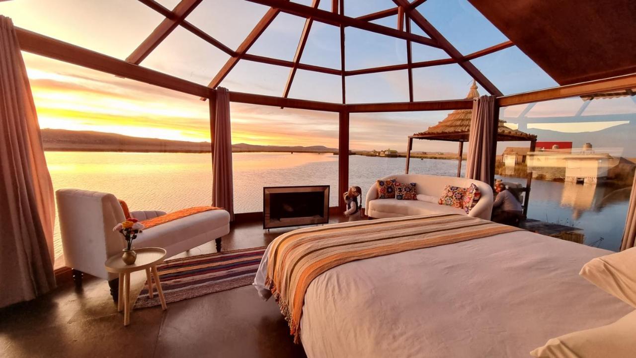 Uros Kay Pacha Lodge Puno Eksteriør billede