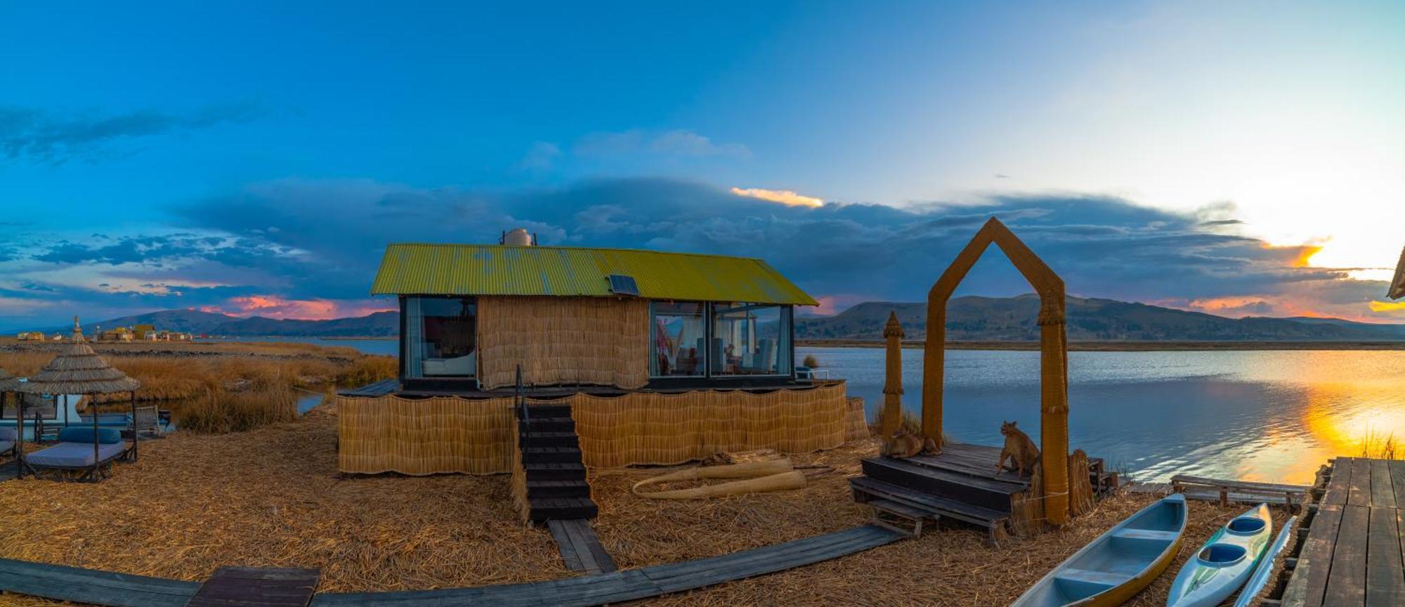 Uros Kay Pacha Lodge Puno Eksteriør billede